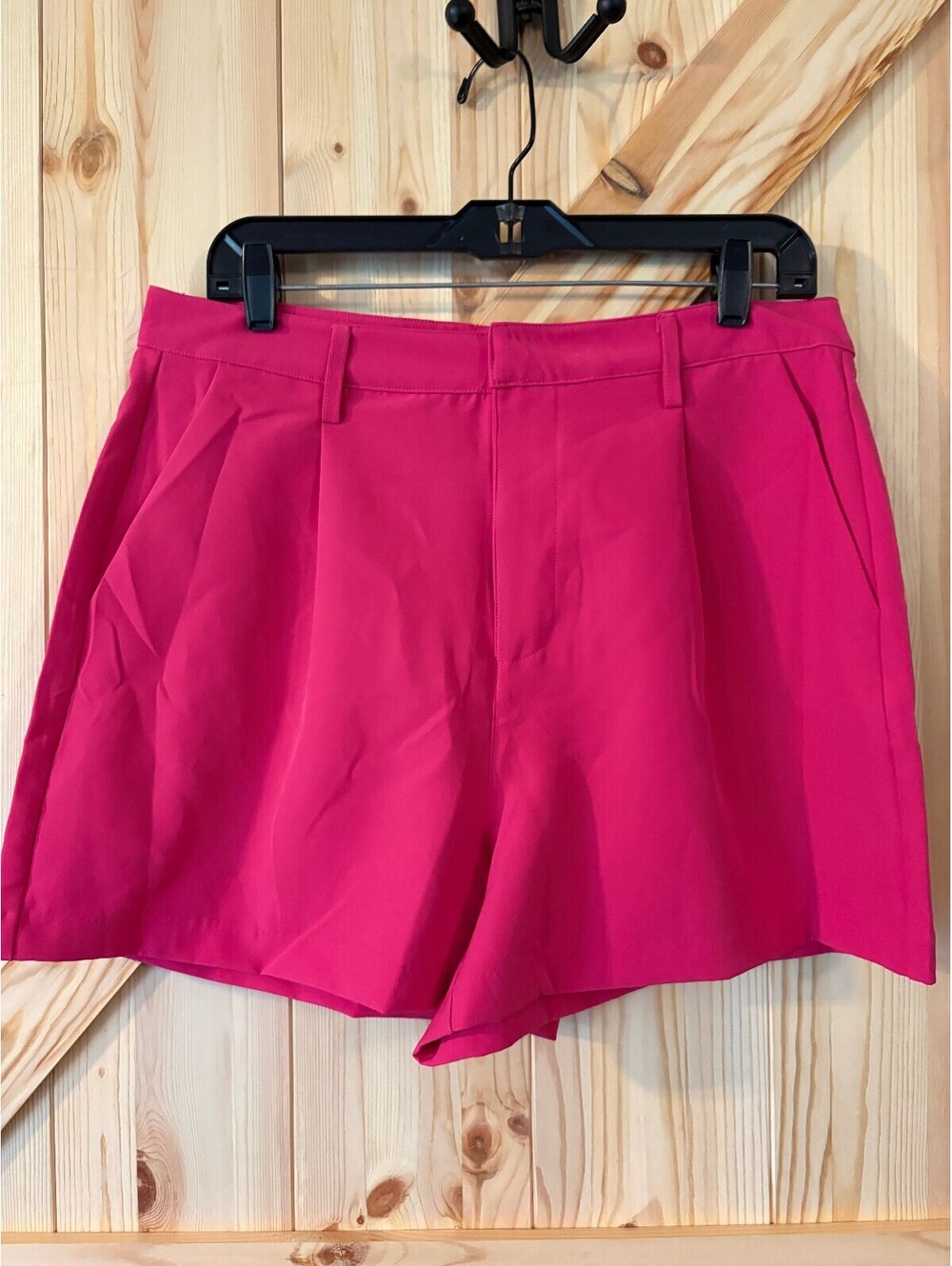 edited by Remi Bader Pink Women's Tailored Shorts Size 10
